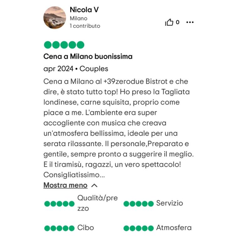 Recensione cena 13
