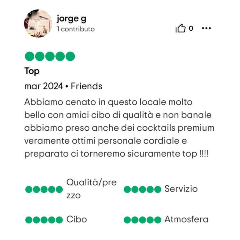 Recensione cena 14