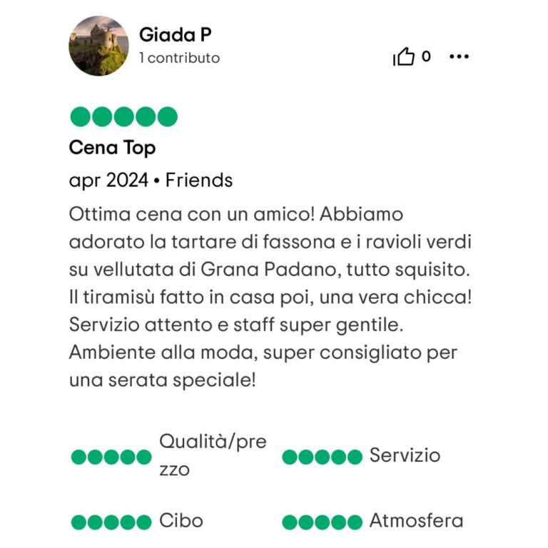 Recensione cena 9